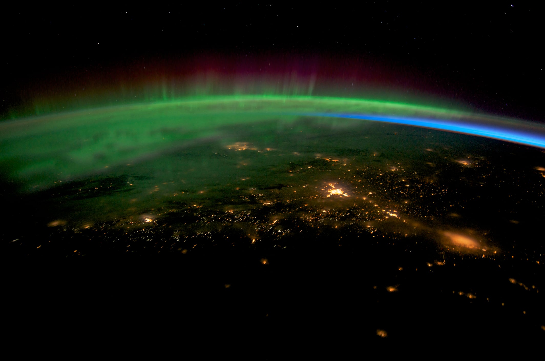 Las auroras boreales se han convertido en uno de los fenómenos más impresionantes para los astronautas.