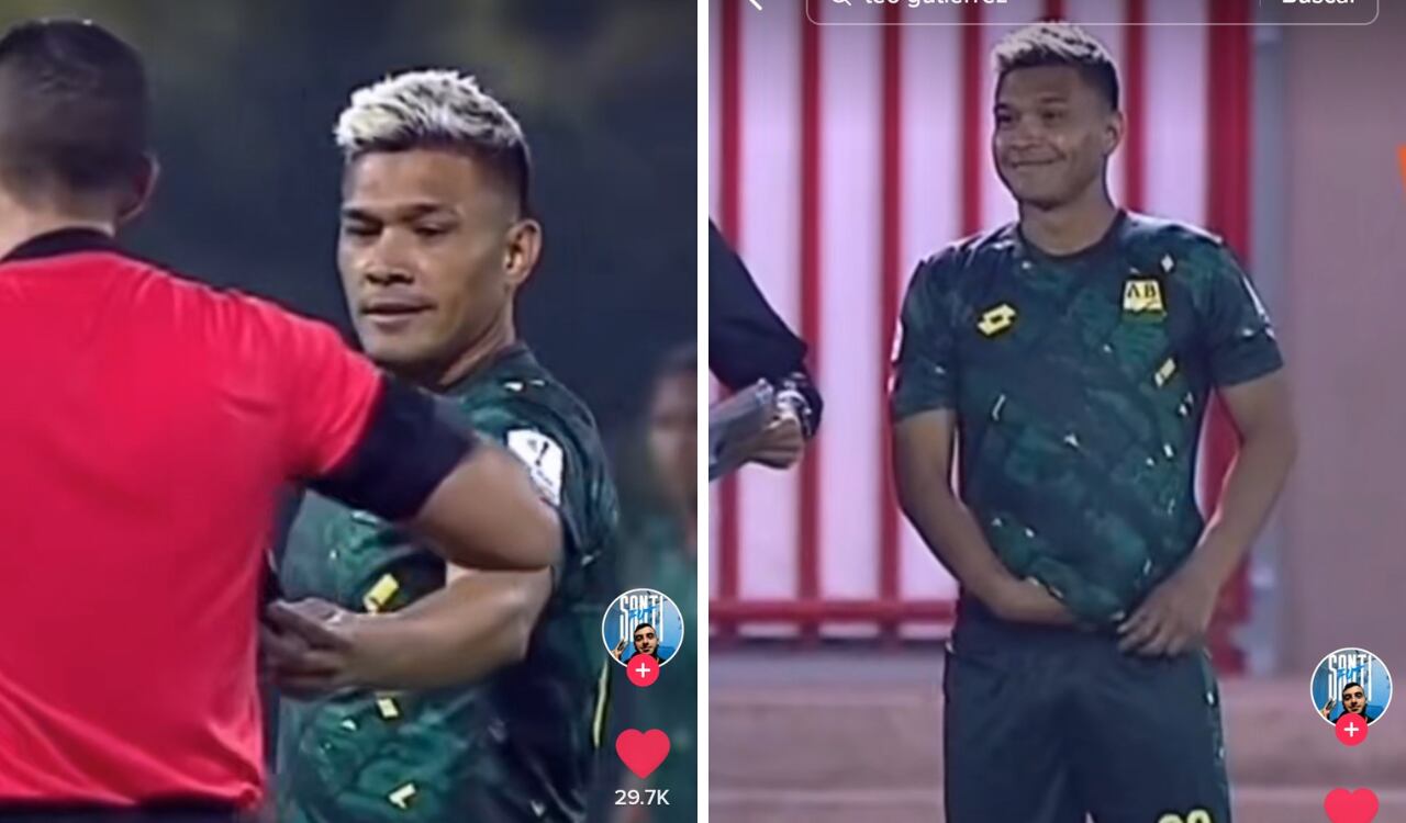 Teófilo Gutiérrez se vio sorprendido por el pedido que le hizo la terna arbitral.