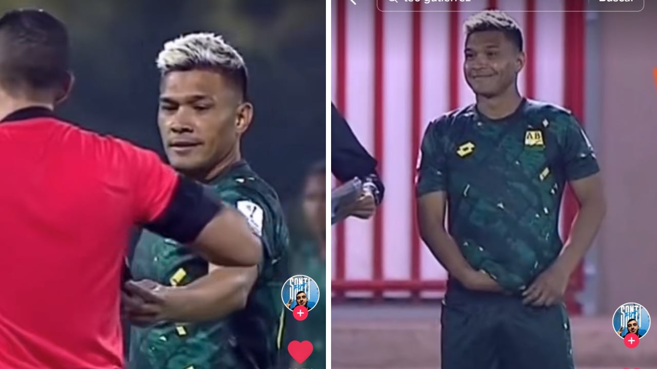 Teófilo Gutiérrez se vio sorprendido por el pedido que le hizo la terna arbitral.