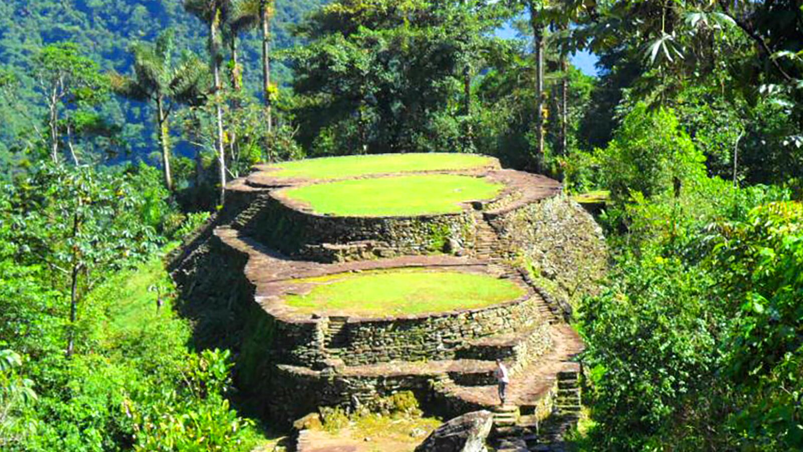 Ciudad Perdida en el corazón de la Sierra Nevada de Santa Marta.