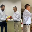 El sastre Luis Abel Delgado confeccionó la banda de alcalde de Carlos Fernando Galán y la de Alejandro Eder.