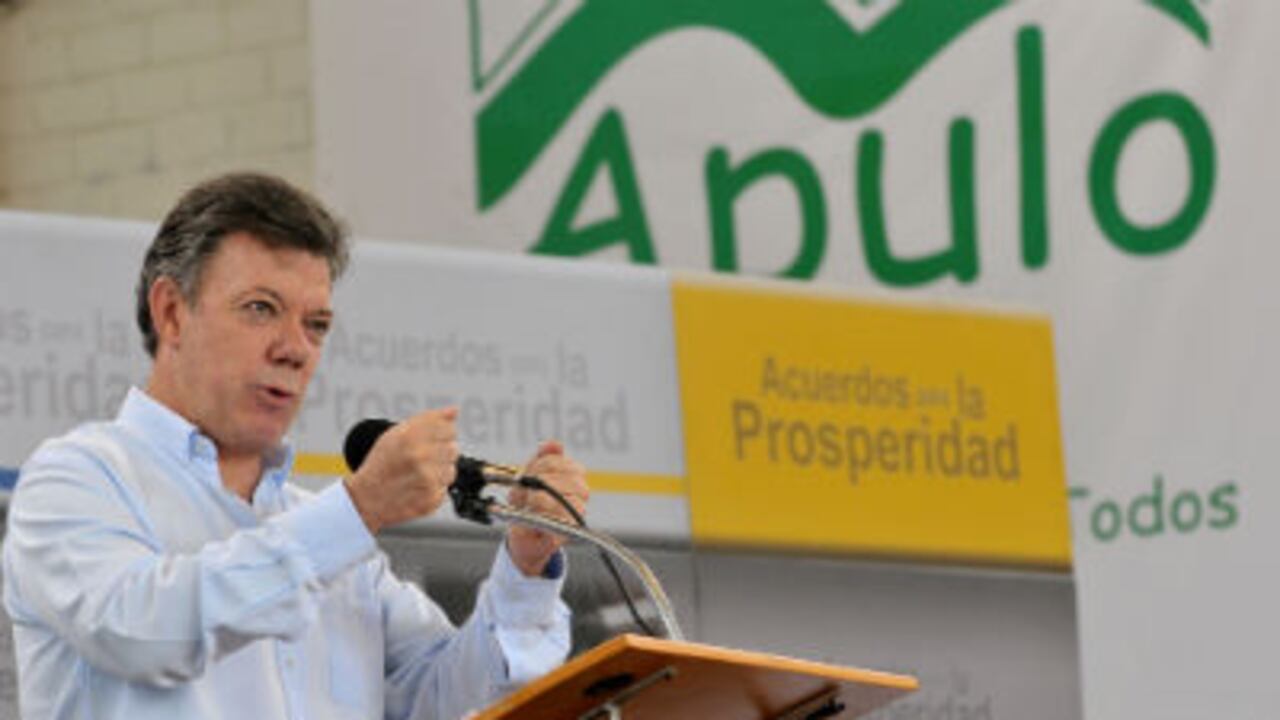 Santos Calderón encabezó el Acuerdo para la Prosperidad en el municipio cundinamarqués de Apulo.