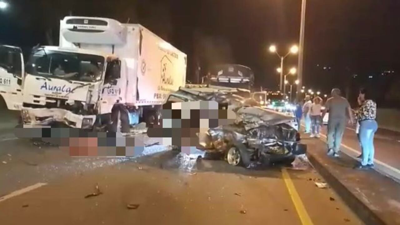 Accidente en Bello, Antioquia.