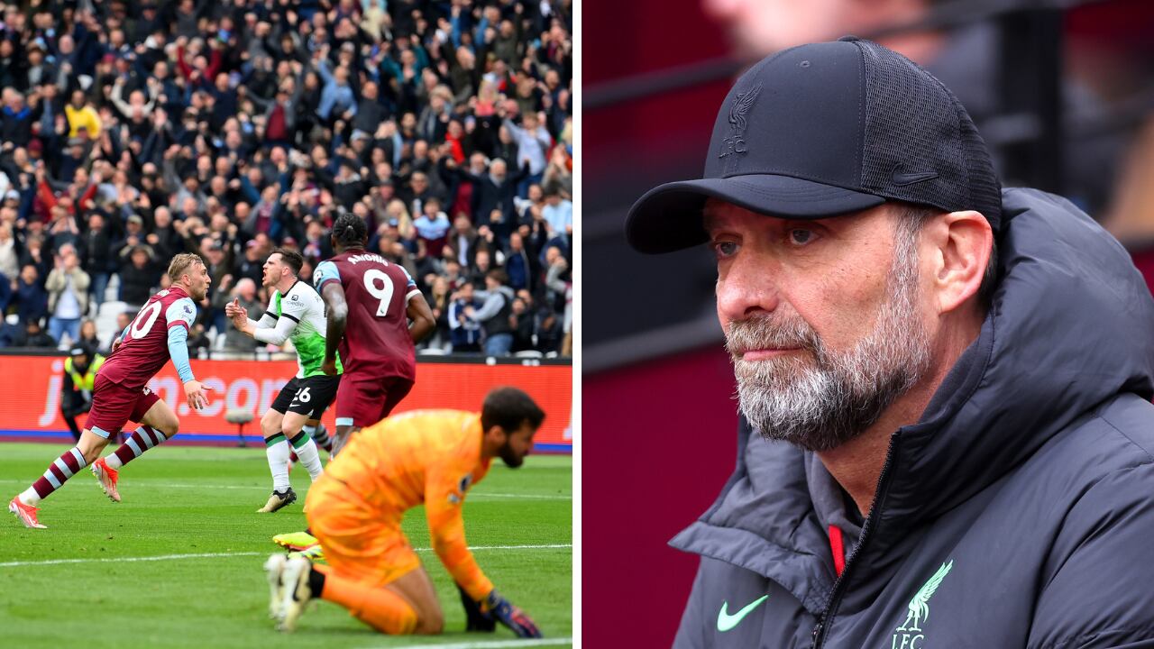 Liverpool cedió puntos ante el West Ham United
