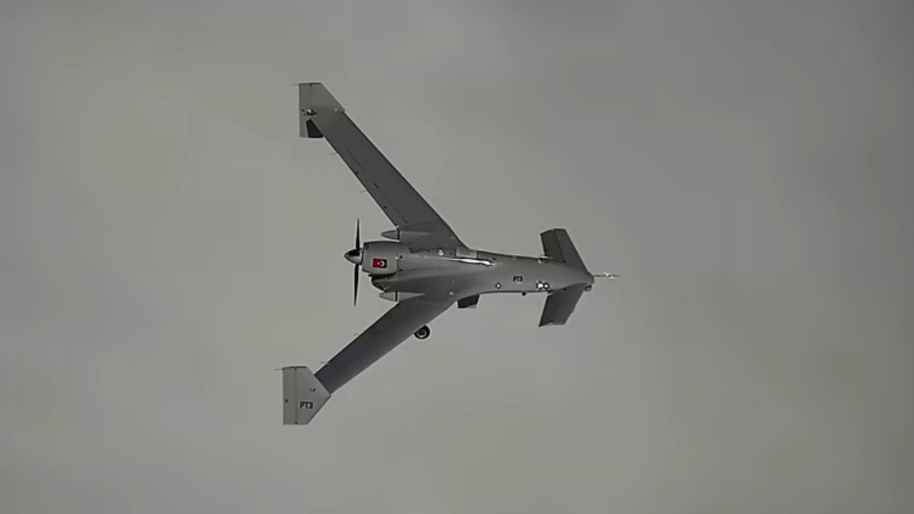 El dron fue presentado en Turquía.