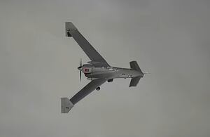 El dron fue presentado en Turquía.