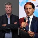 Ramiro Lafarga, CEO de WOM, Juan Carlos Archila, presidente de América Móvil y Fabián Hernández, presidente de Telefónica Colombia.