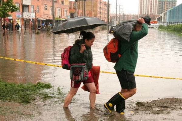 Inundaciones en Bellavista, Kennedy (Bogotá).