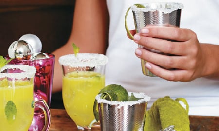 Bebidas con alcohol.