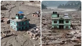 La casa fue la única que no se derrumbó durante las inundaciones