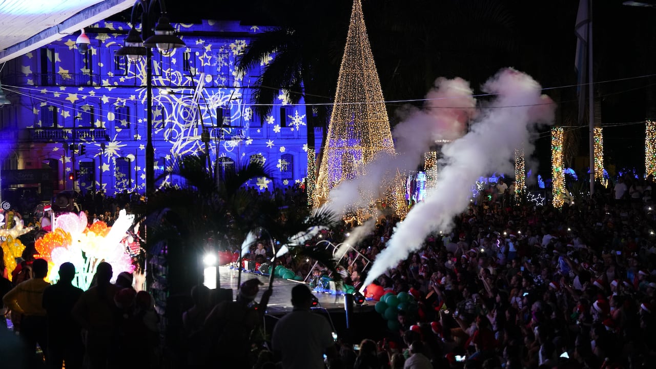 Alumbrado navideño en Palmira 2024