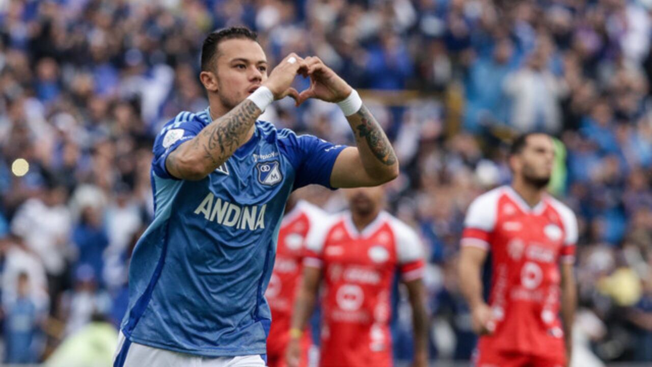 Leonardo Castro goleador de Millonarios.