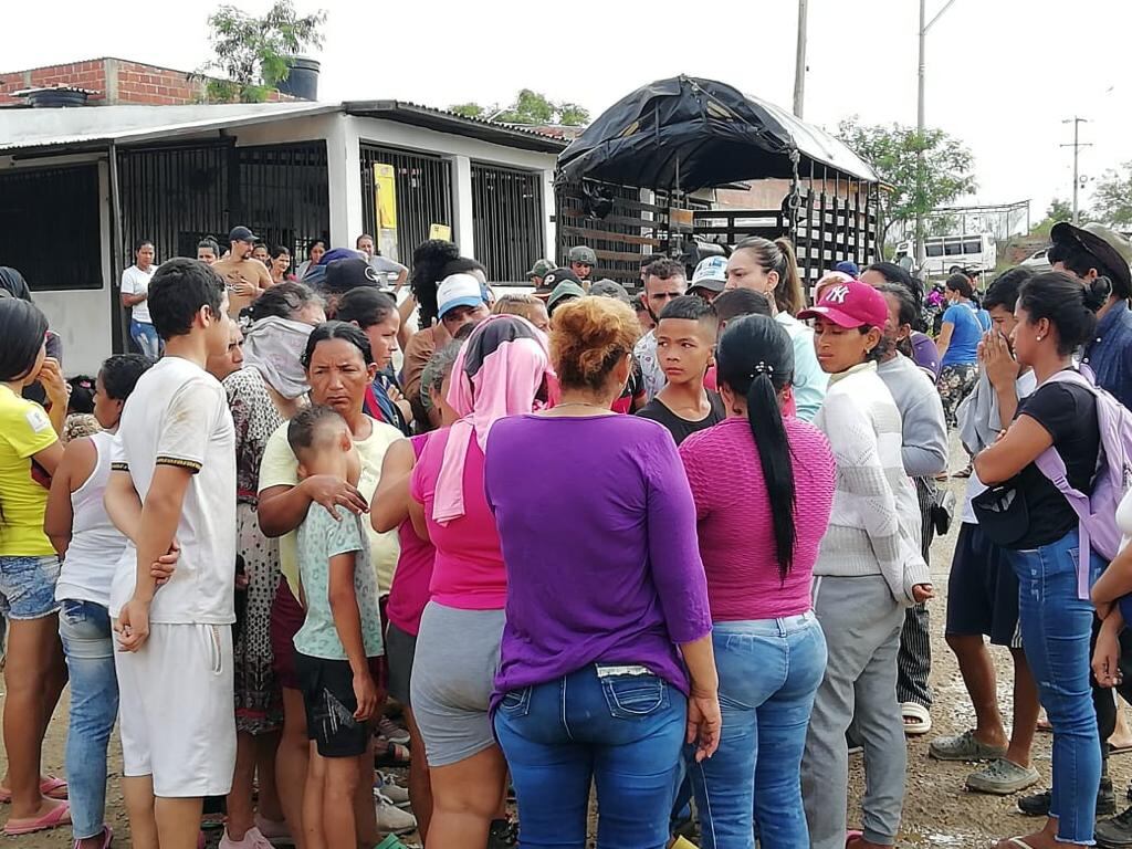 En medio del panorama se registró una discusión sin ninguna novedad.