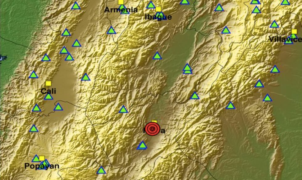 Temblor en Colombia el domingo, 21 de diciembre.