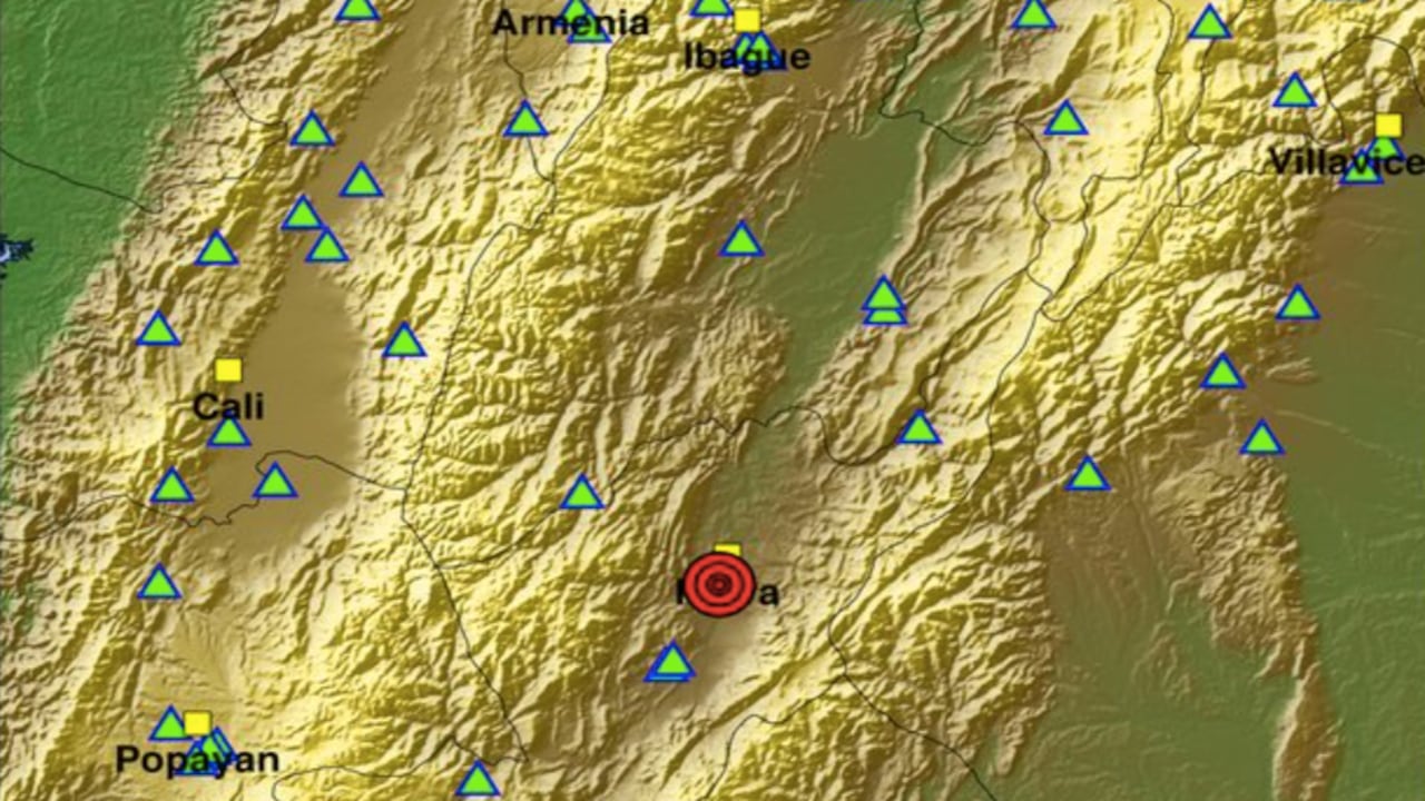 Temblor en Colombia el domingo, 21 de diciembre.