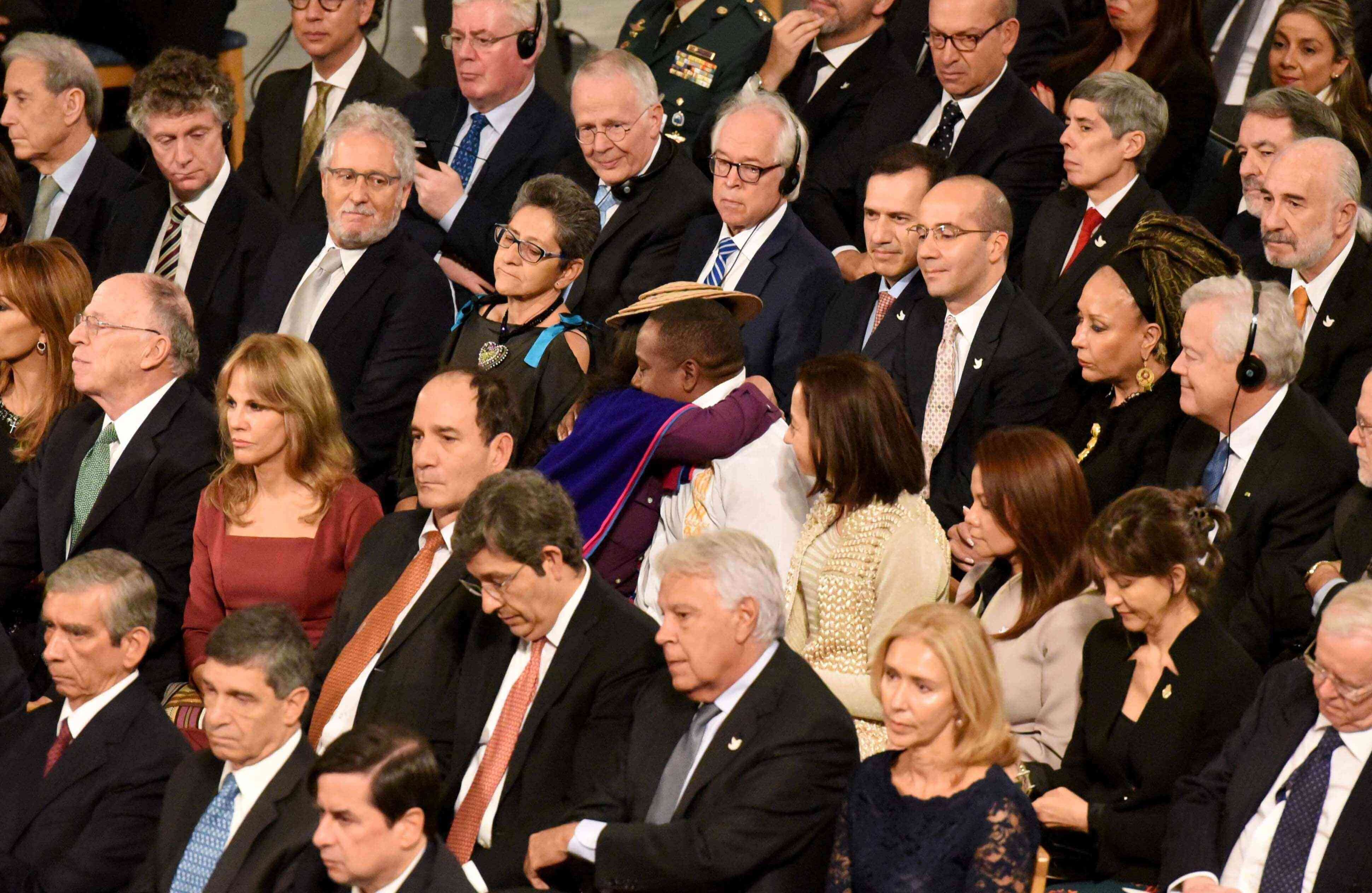 Liliana Pechené y Leyner Palacios, el abrazo que arrancó lágrimas  