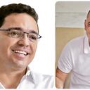 Rafael Martínez (Gobernador del Magdalena) y Carlos Pinedo (Alcalde de Santa Marta)