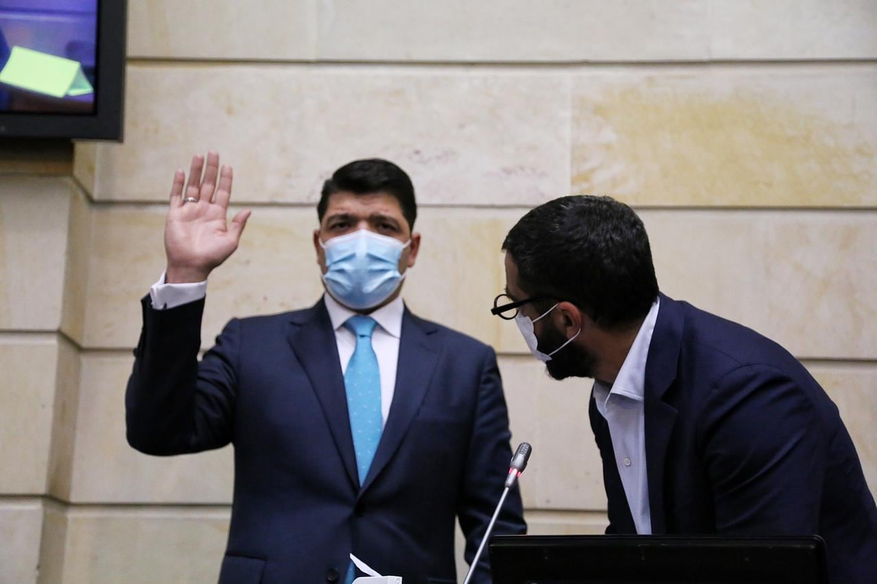 El nuevo presidente del Senado, Juan Diego Gómez