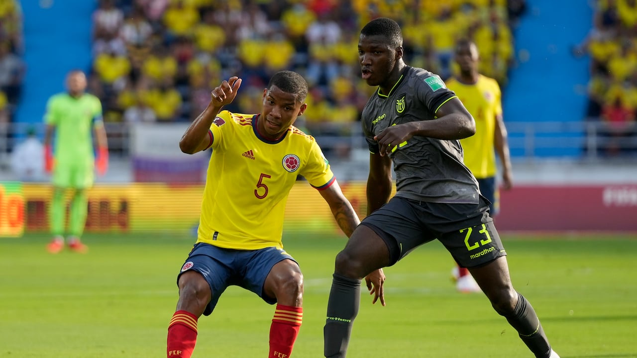 Wilmar Barrios en su juego ante Ecuador