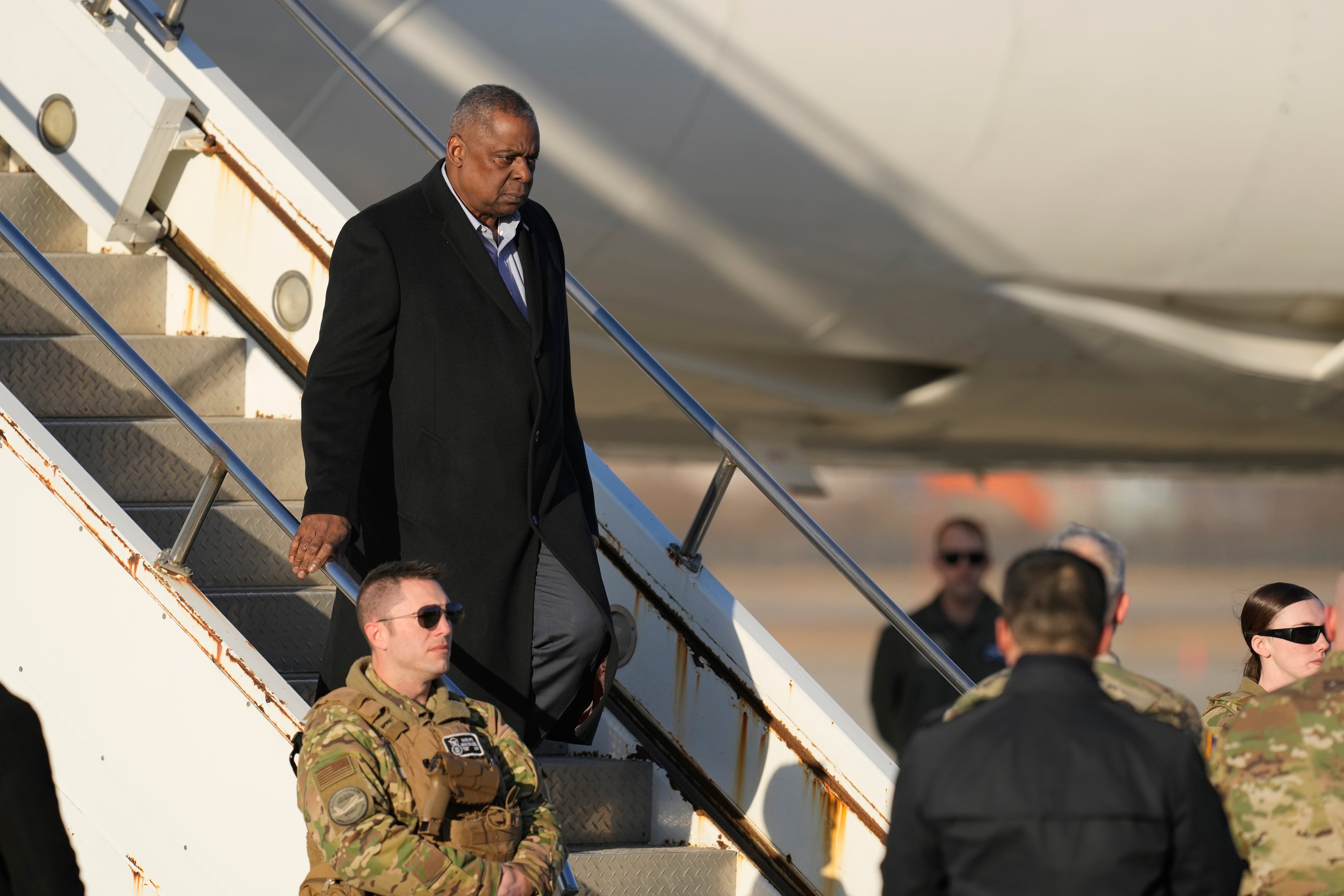 Austin visitó Seúl, la capital de Corea del Sur, por tercera vez desde que fue nombrado secretario de Defensa.