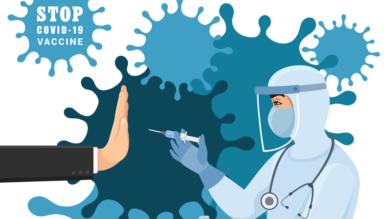 Foto de referencia sobre el rechazo a las vacunas contra covid-19