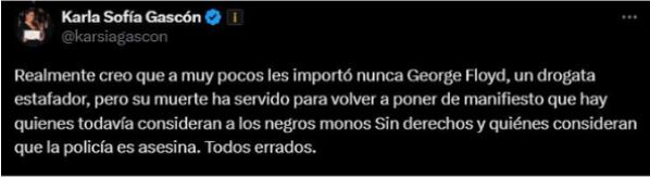 Emilia Pérez: Karla Sofía Gascón aseguró que hay una campaña de desinformación en su contra