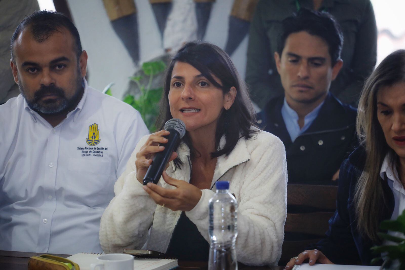 Irene Vélez, ministra de Minas y Energía, en el PMU por la emergencia del gas.