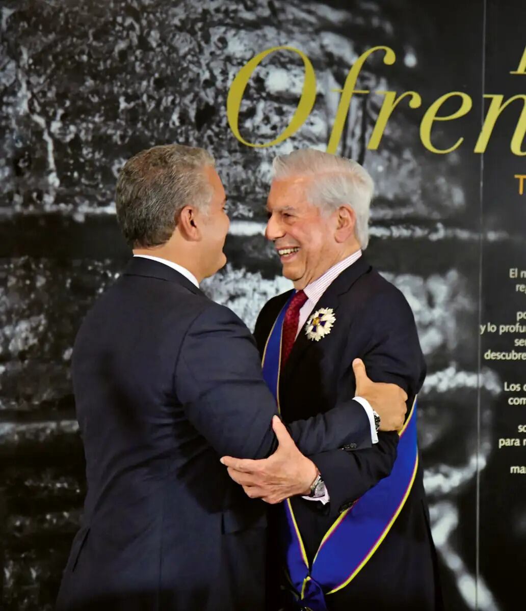 Iván Duque y Mario Vargas Llosa sostenían una buena amistad.