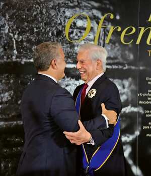 Iván Duque y Mario Vargas Llosa sostenían una buena amistad.