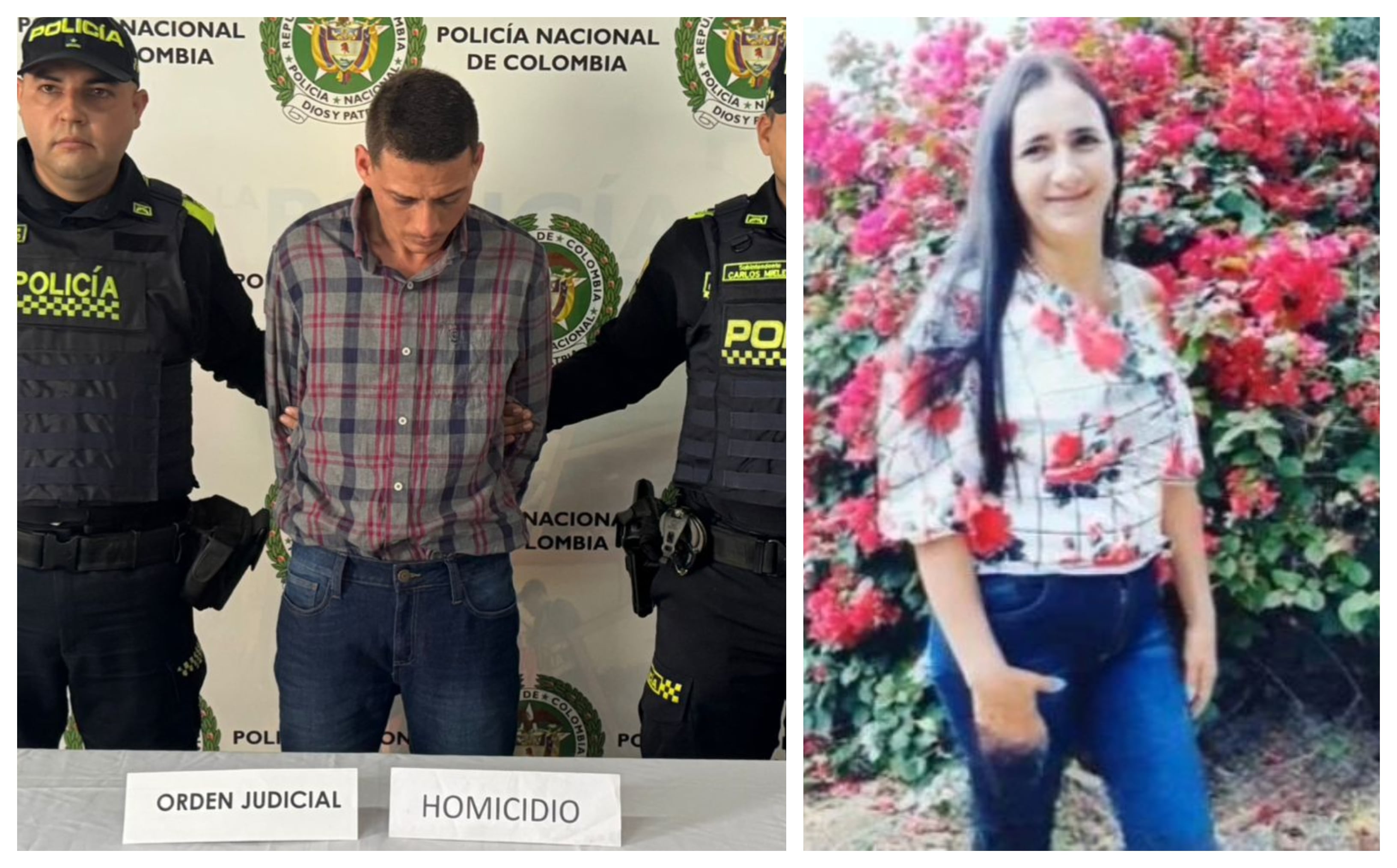 Capturan a Fisher Steven Novoa Duarte, quien confesó el asesinato de su suegra Luz Marina Serrano en Girón, Santander.