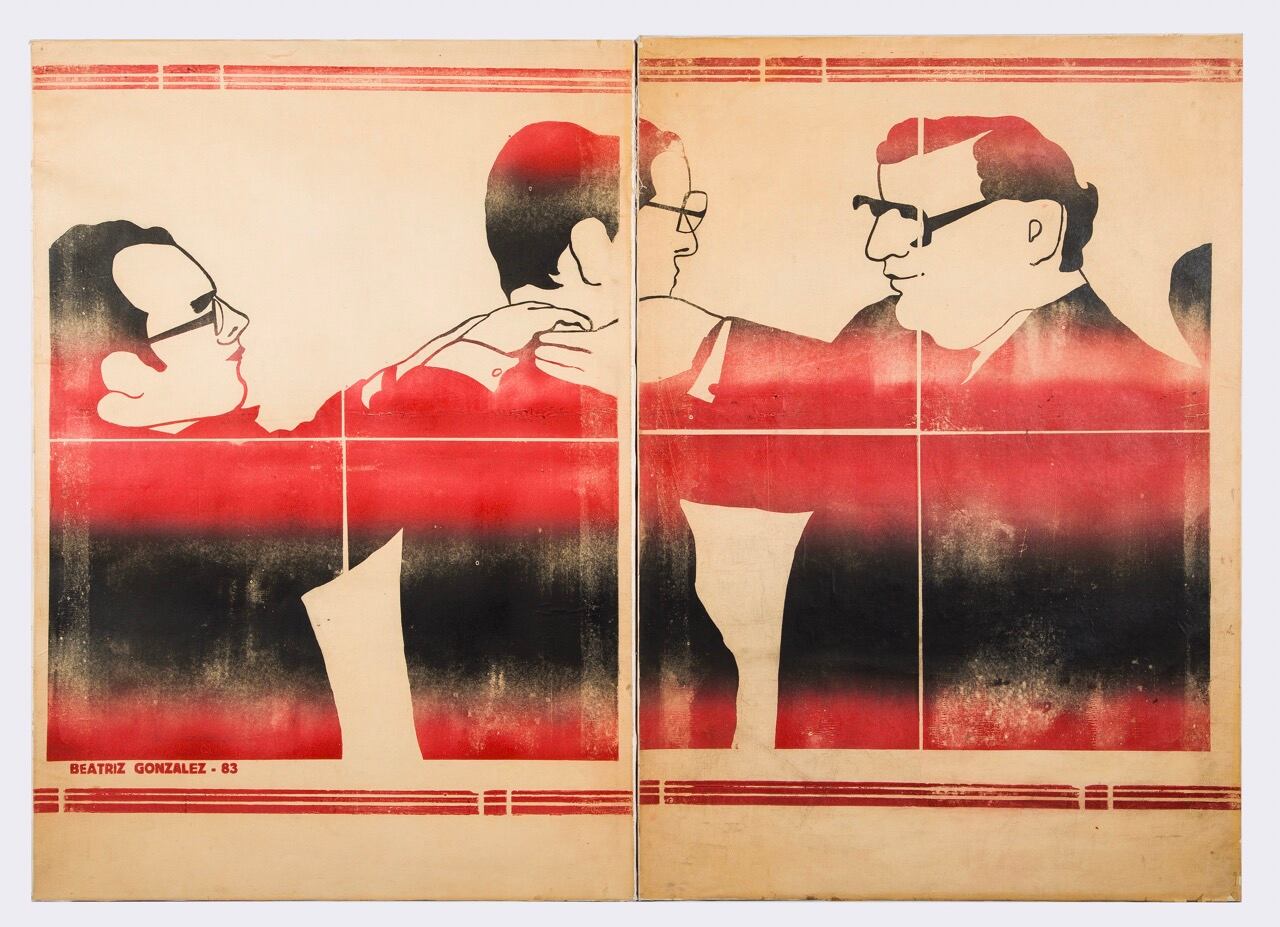 'Zocálo de la comedia', 1983. Beatriz González.