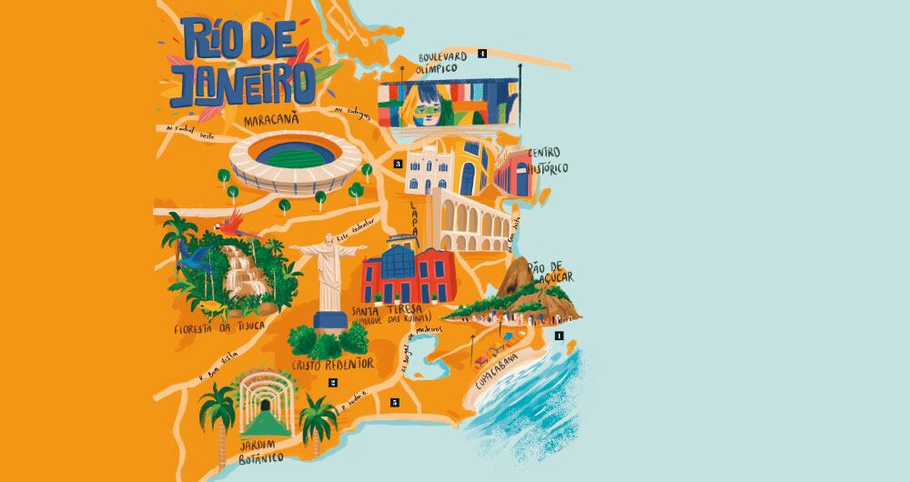 Ilustración de Río de Janeiro