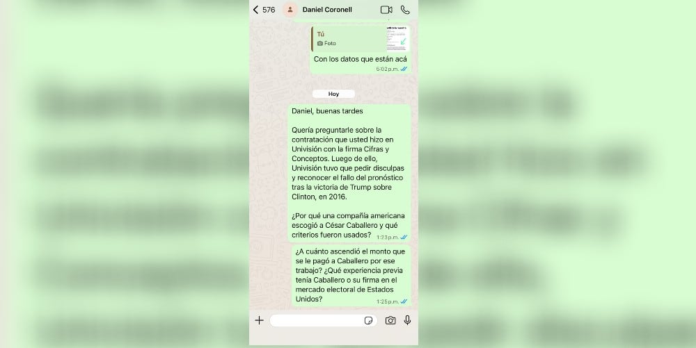 Daniel Coronell no respondió las preguntas.