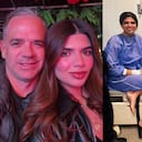 De derecha a izquierda: Orlando y Luciana Dangond. Luciana y Jerónimo en un centro asistencial de Cartagena tras su rescate.