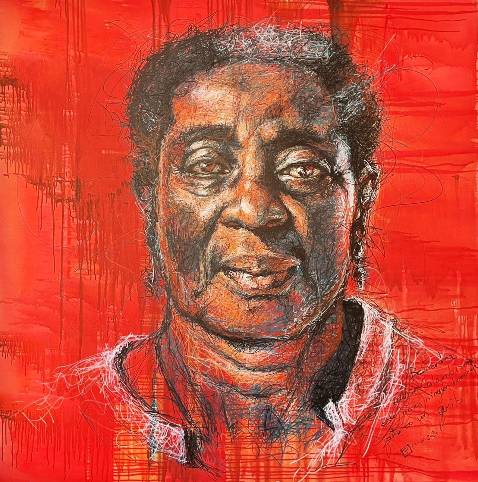 Bernardita es un cuadro de una de las víctimas de Bojayá.