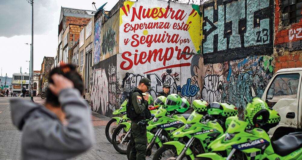 El presupuesto para las fuerzas policiales del país ha disminuido considerablemente en los últimos años.