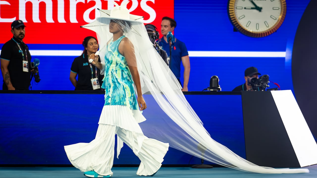 Outfit tendencia de Naomi Osaka en el Australian Open 2026