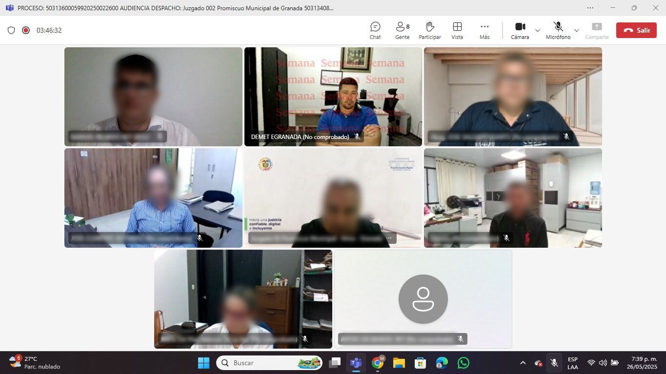 El soldado profesional Alex Fabián Sierra Lozada, detenido por la muerte de tres personas en un siniestro vial en Granada, Meta, fue cobijado con medida de aseguramiento.