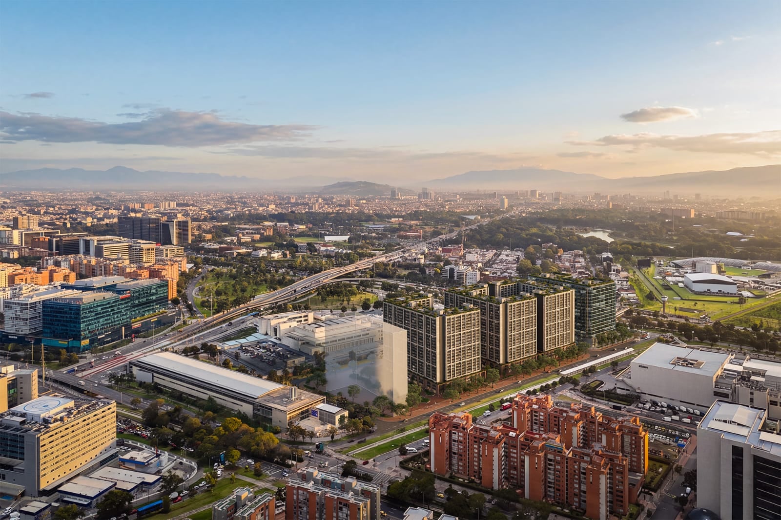 SOHO 26 Distrito Urbano es un megaproyecto de uso mixto de Constructora Marval que contempla una inversión estimada de $3 billones para desarrollar vivienda, oficinas, comercio y servicios sobre la avenida calle 26, en Bogotá.