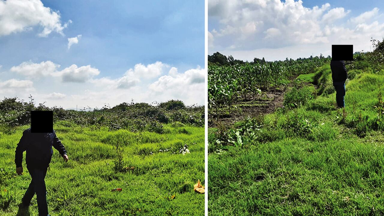 En la denuncia se adjuntaron imágenes que ubican, supuestamente, al intermediario en el lote que trata de vender para ganar una multimillonaria comisión. Pide que se la paguen fuera del país.