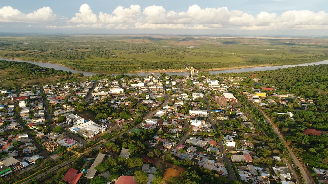 Panorámica del municipio de Puerto Gaitán, Meta