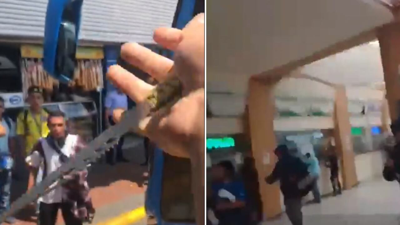 Los videos difundidos en redes sociales dan muestra de la tensionante situación que se vivirá esta semana en territorio ecuatoriano