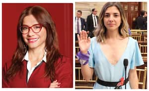 Las representantes a la Cámara Catherine Juvinao y Susana Boreal.