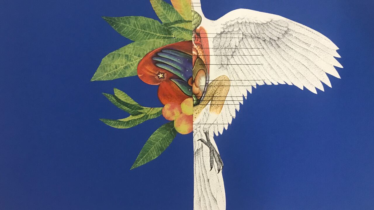 "Alarón" de Caracolla. Hace parte de la exposición INCISO en la galería Casa Hoffmann. Cortesía de la galería