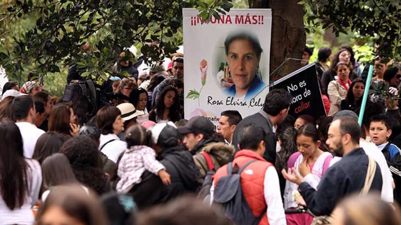 Rosa Elvira Cely fue violada, torturada y asesinada en mayo de 2012 en inmediaciones del Parque Nacional.