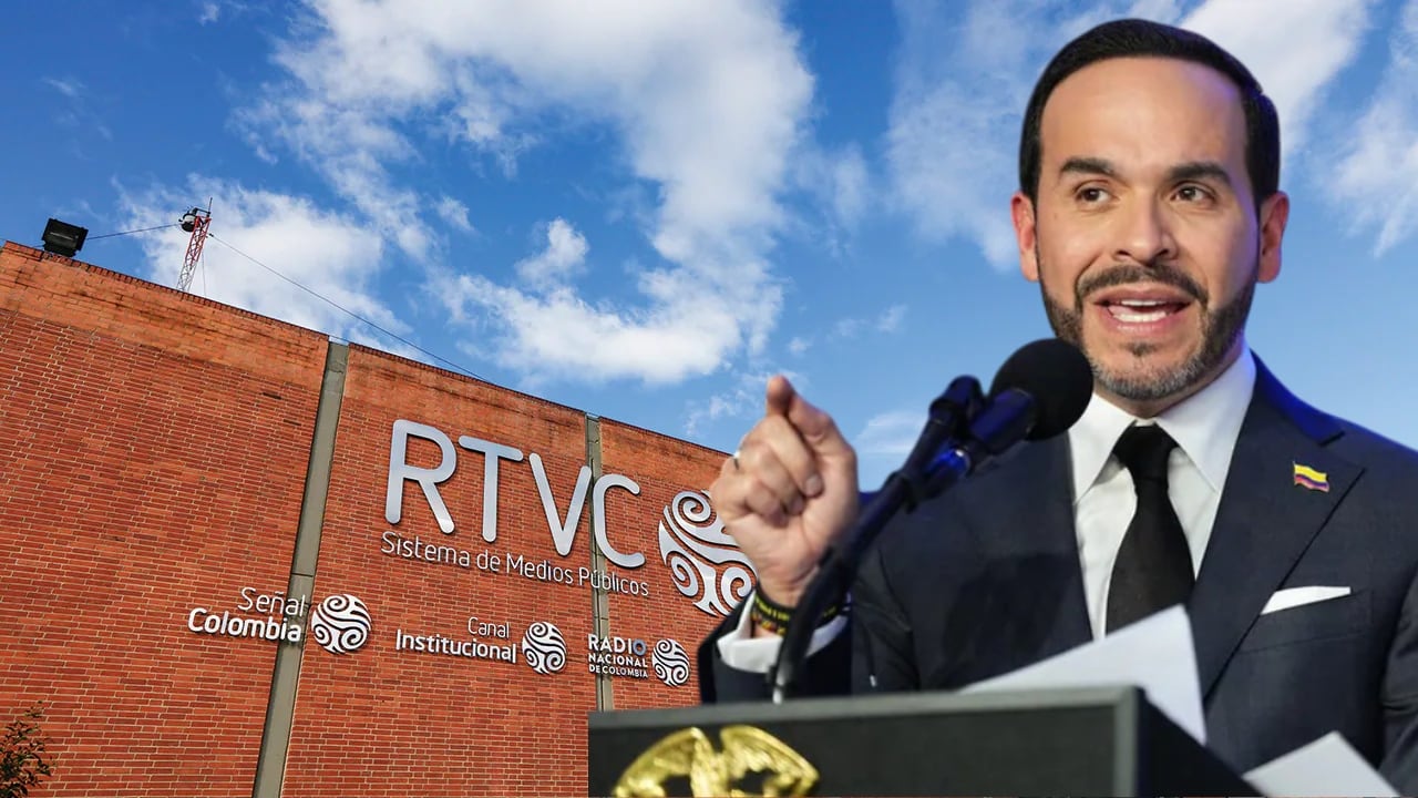 Presidente Abelardo De La Espriella y RTVC.