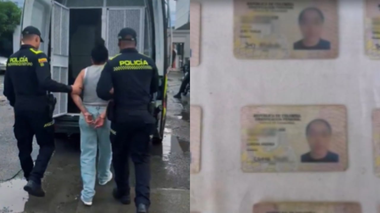 La mujer capturada en Dosquebradas, Risaralda.