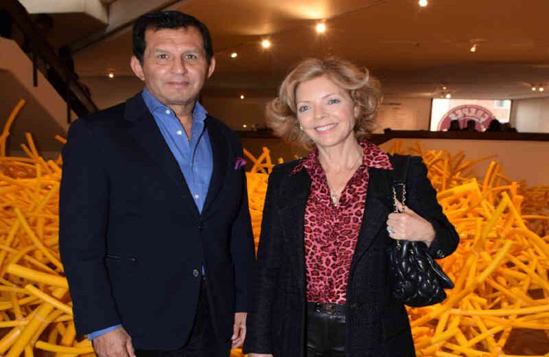 Mario Pacheco y Constanza Mejía de Pacheco.