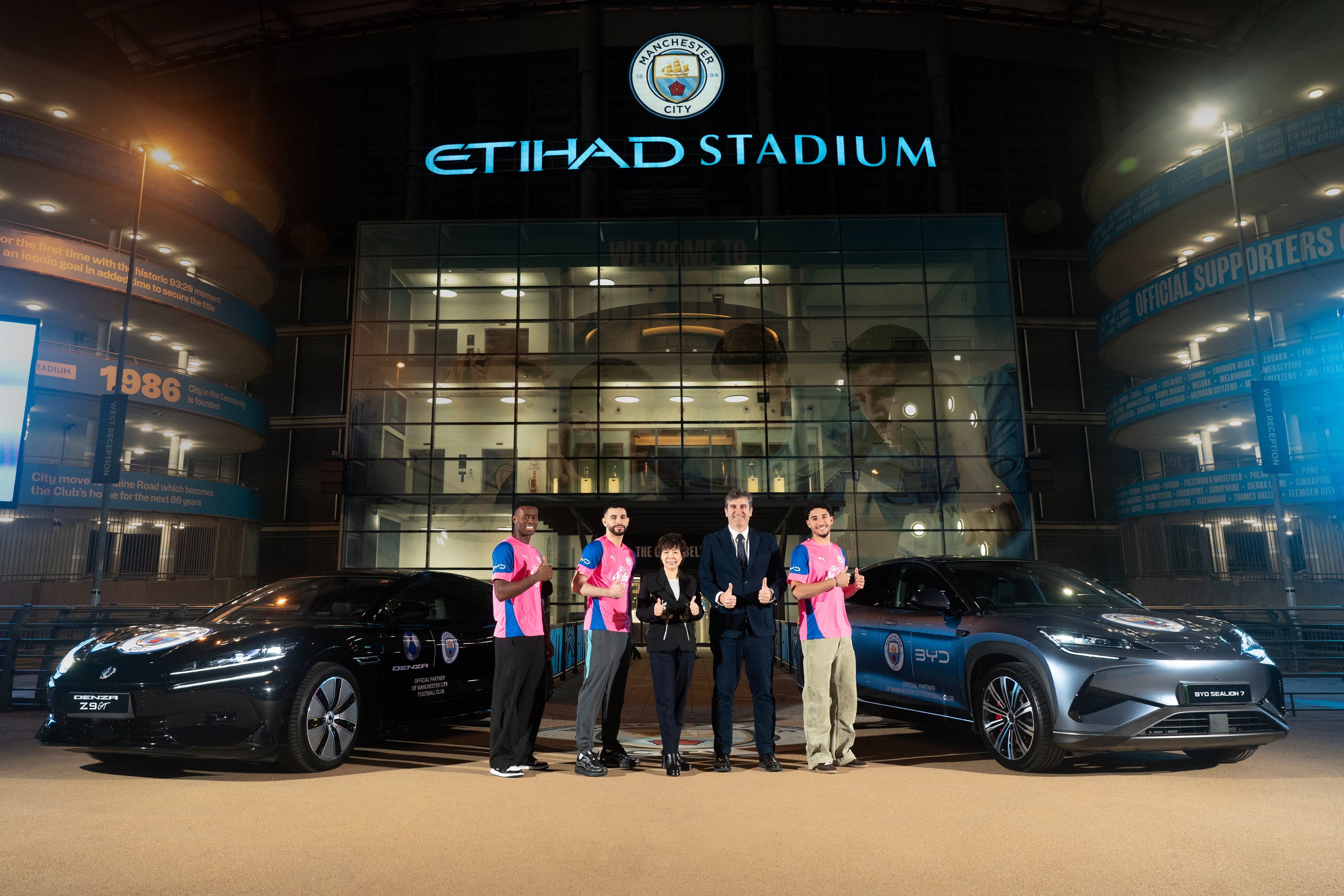 BYD será el nuevo socio de automoción del Manchester City.