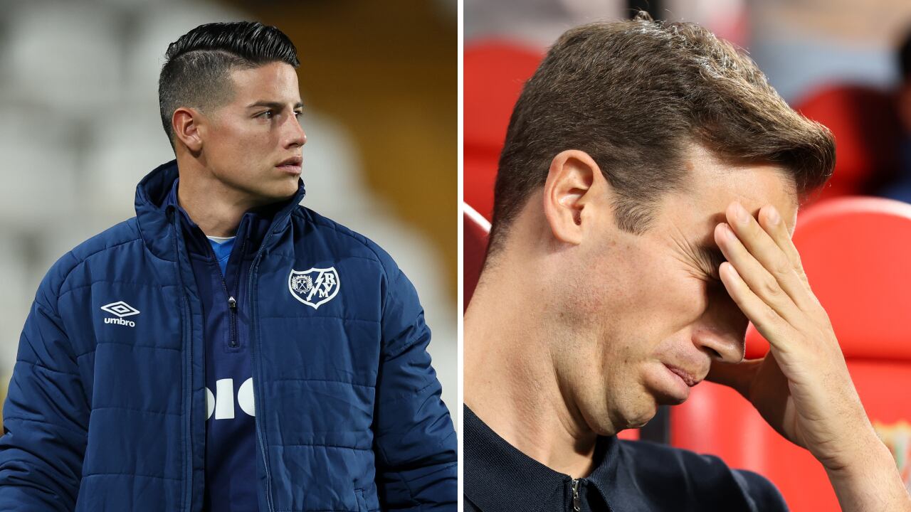 James Rodríguez entró al minuto 75 del partido contra Rayo Vallecano